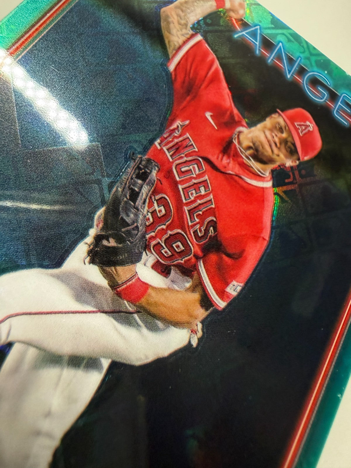 Jordyn Adams 2024 Topps Chrome Logofractor Aqua Refractor RC /199 #145 Angels