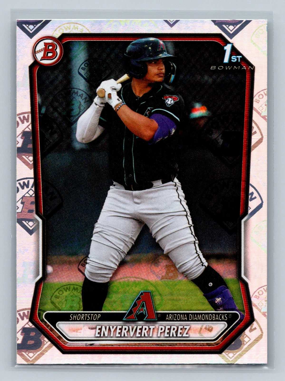 Enyervert Perez 2026 Bowman 1st Paper Logo Foil #BP-71 Diamondbacks