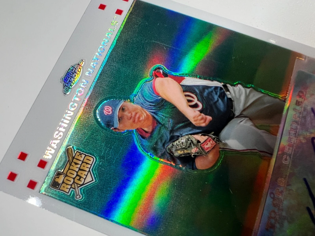 Matt Chico 2007 Topps Chrome White Refractor Auto /200 #338 Nationals