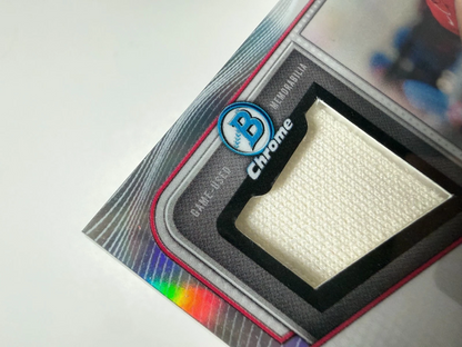 Adonis Medina 2021 Bowman Chrome Relic Auto RC /130 #BCAR-AM Phillies