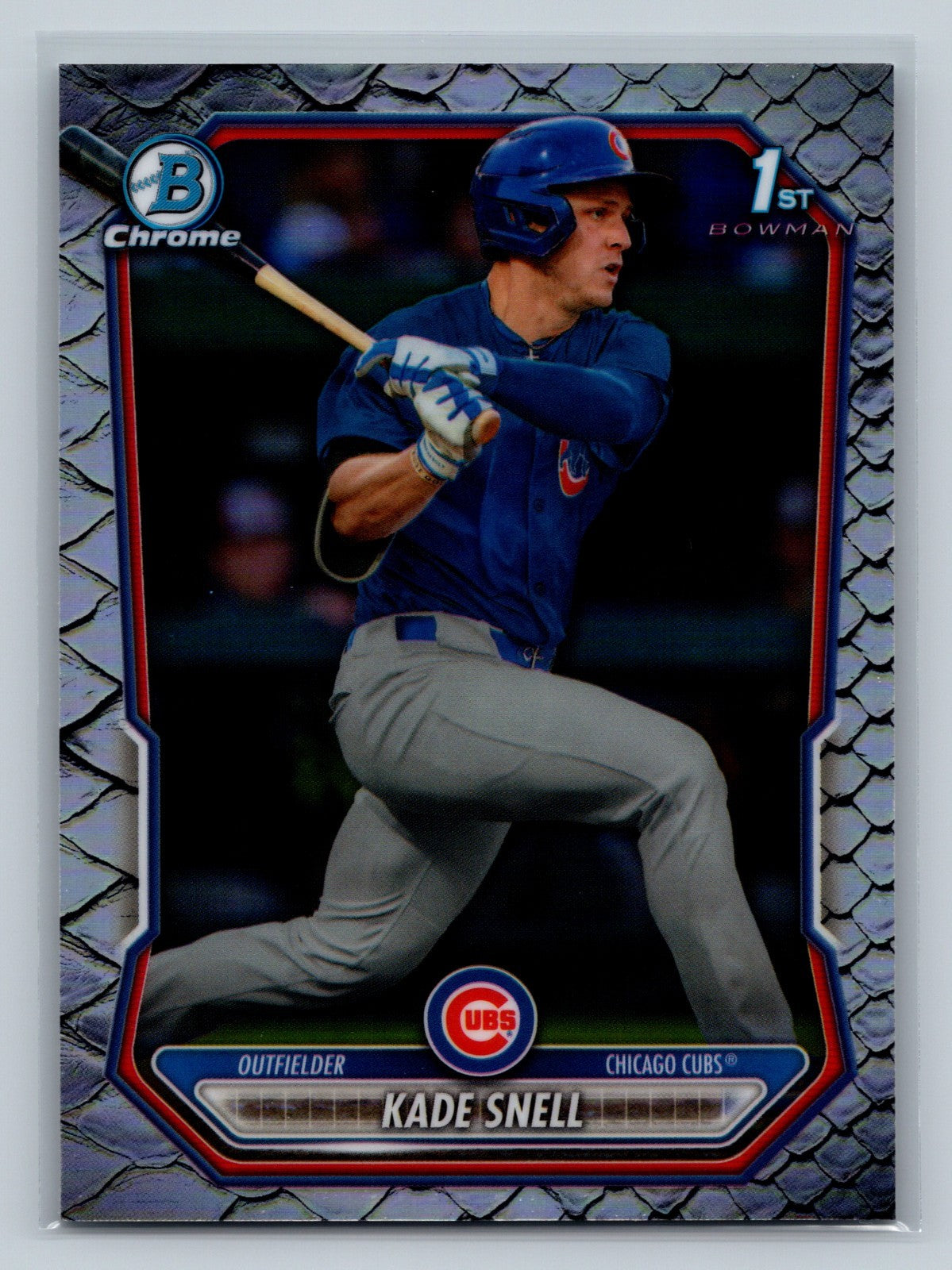 Kade Snell 2026 Bowman Chrome 1st Reptilian Refractor #BCP-105 Cubs