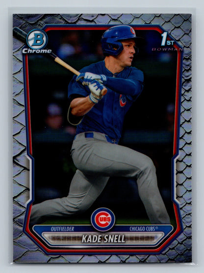 Kade Snell 2026 Bowman Chrome 1st Reptilian Refractor #BCP-105 Cubs