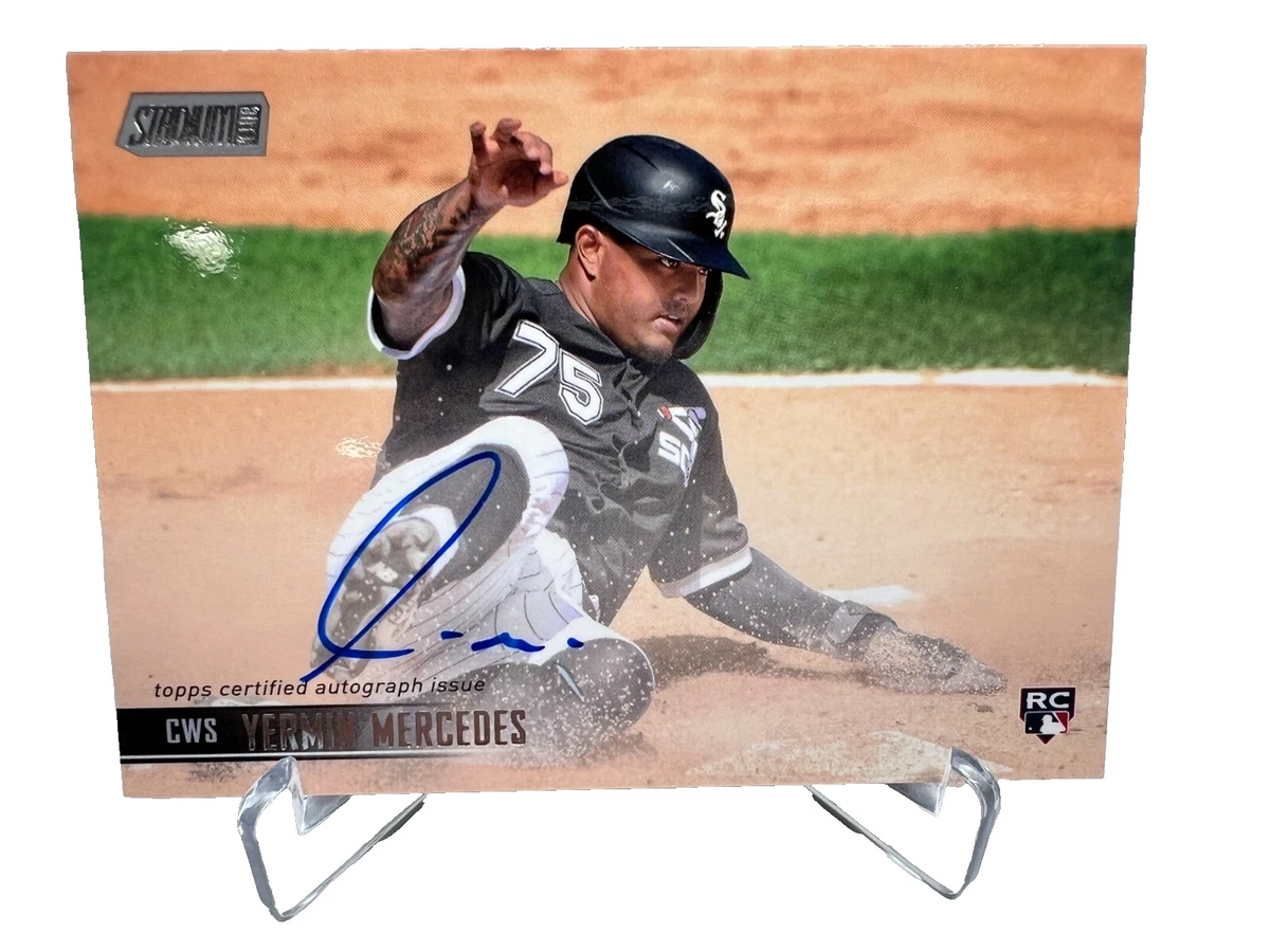 Yermin Mercedes 2021 Topps Stadium Club Auto RC #SCBA-YM White Sox