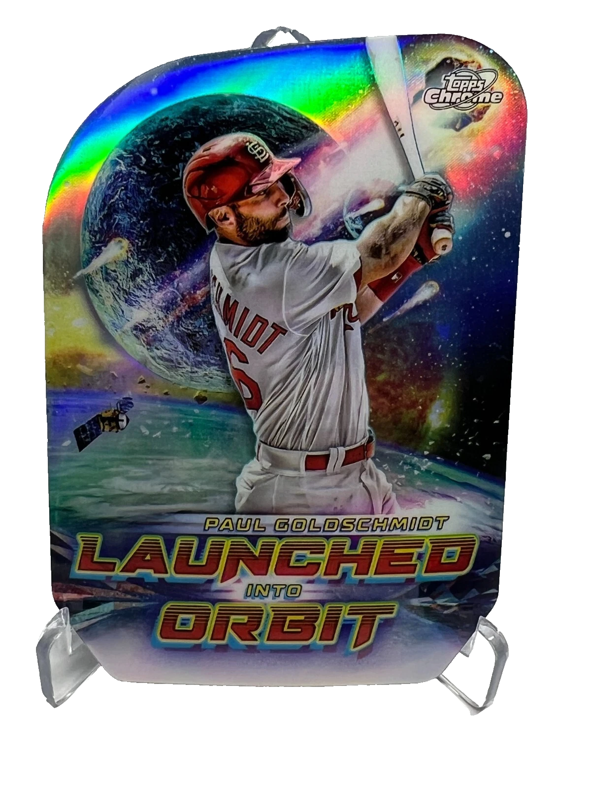 Paul Goldschmidt 2023 Topps Chrome Cosmic Launched into Orbit #LIO-14 Cardinals