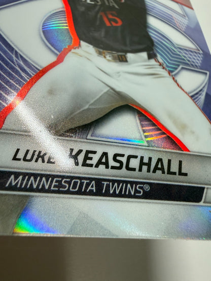 Luke Keaschall 2025 Bowman's Best Refractor RC #70 Twins