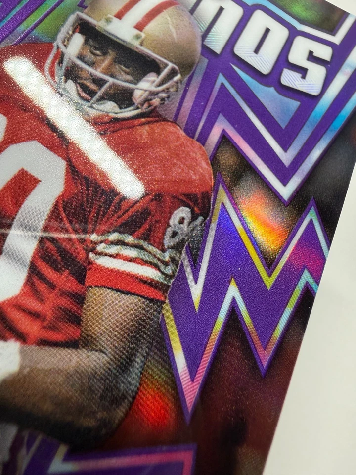 Jerry Rice 2024 Topps Finest Dynamos Purple Refractor /125 #DYN-28