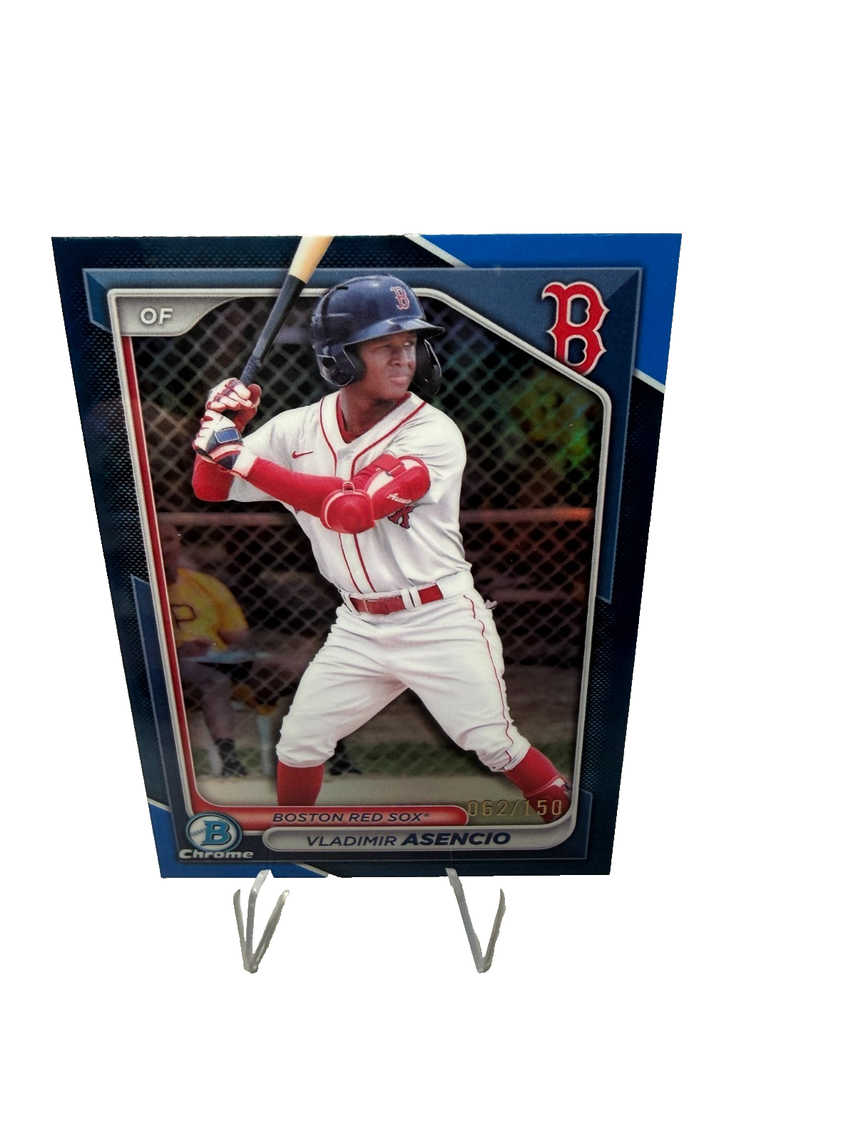 Vladimir Asencio 2024 Bowman Draft Chrome Blue Refractor /150 #BDC-149 Red Sox