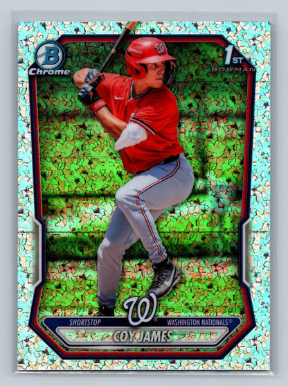 Coy James 2026 Bowman Chrome 1st Mini Diamond Refractor #BCP-33 Nationals