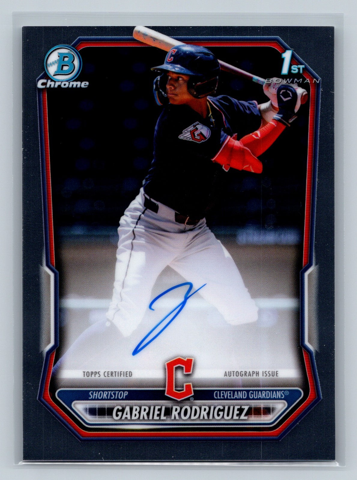 Gabriel Rodriguez 2026 Bowman Chrome 1st Auto #CPA-GR Guardians