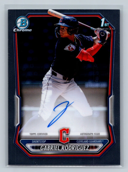 Gabriel Rodriguez 2026 Bowman Chrome 1st Auto #CPA-GR Guardians