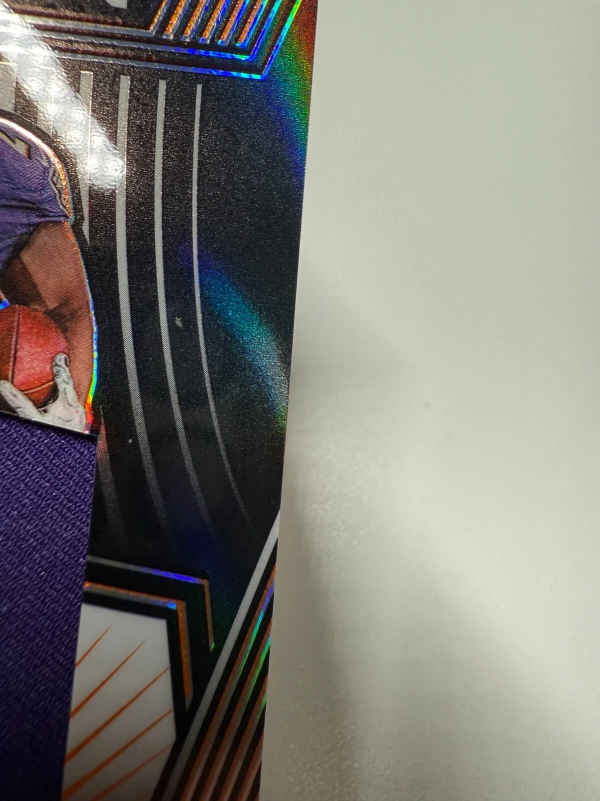 J.K. Dobbins 2020 Panini Obsidian Volcanic Orange Etch Patch /75 #VM-23 Ravens