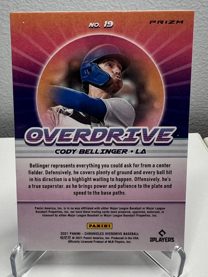 Cody Bellinger 2021 Panini Chronicles Overdrive Building Blocks Prizm #19