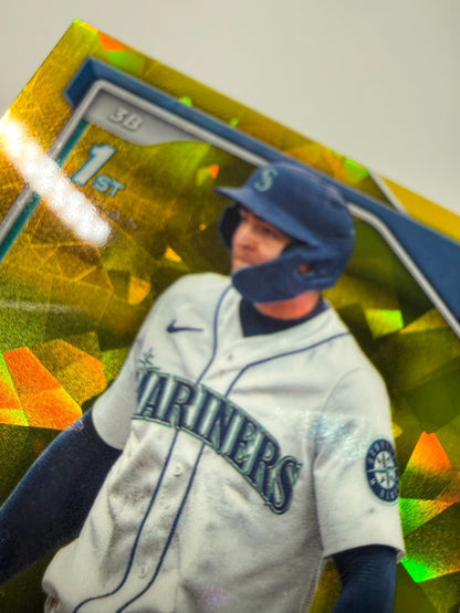Ben Williamson 2024 Bowman Chrome 1st Saphhire Yellow Refractor /75 #BCP-67