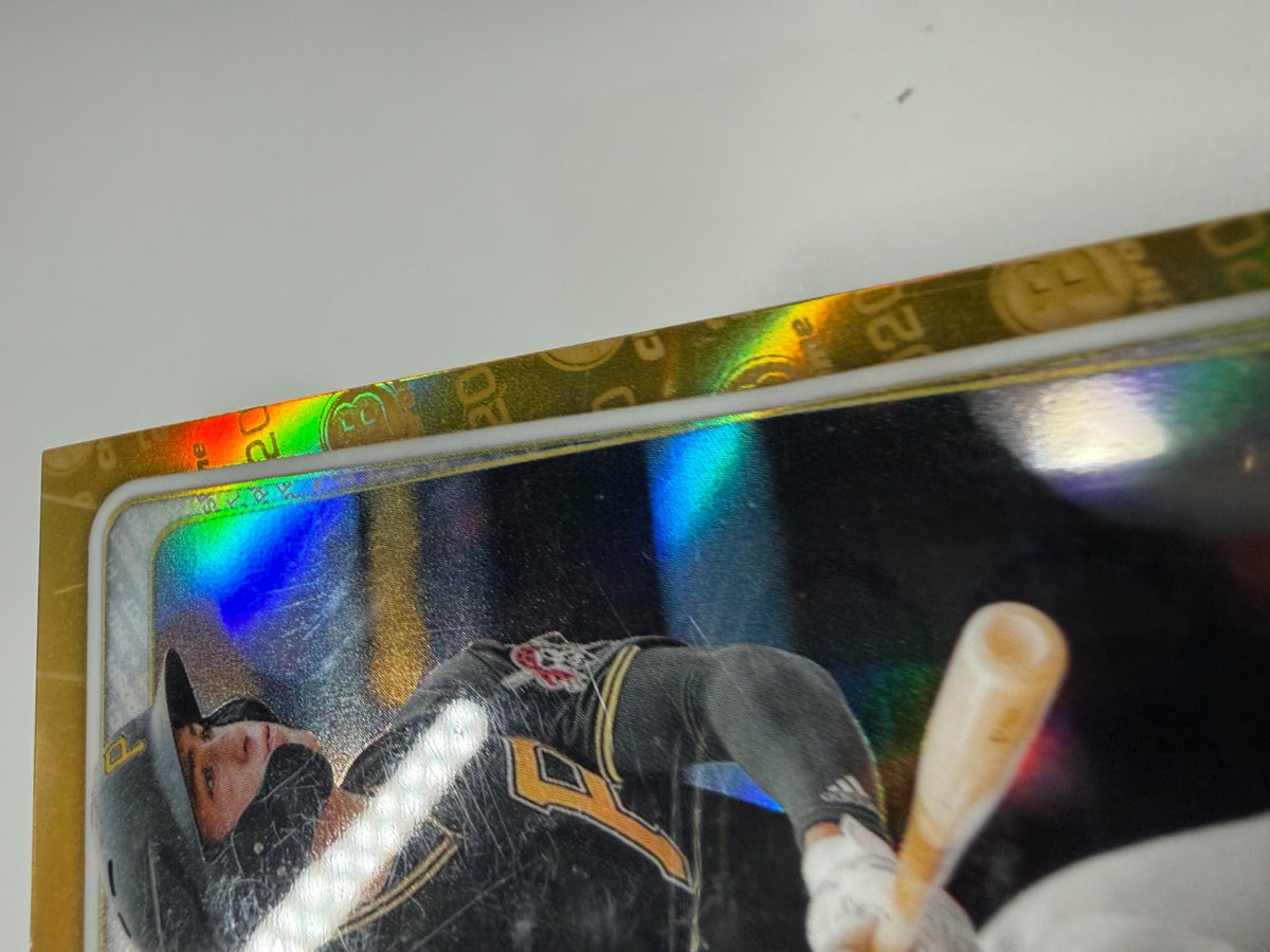 Travis Swaggerty 2020 Bowman Draft Chrome Gold Refractor /50 #BD-47 Pirates