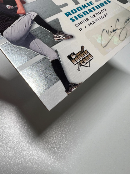 Chris Seddon 2008 Upper Deck SPX Auto RC #114 Marlins