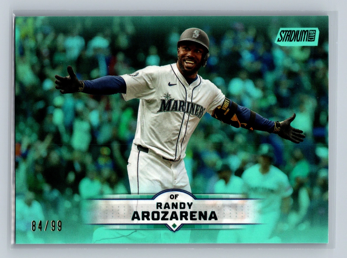 Randy Arozarena 2025 Topps Stadium Club Turquoise Foil /99 #170 Mariners