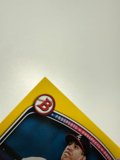 Cam Caminiti 2025 Bowman Prospects Yellow /75 #BP-46 Braves