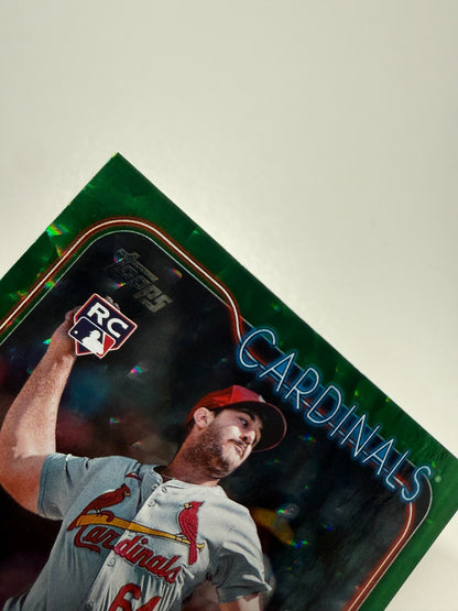 Ryan Fernandez 2024 Topps Update Series Green Foilboard RC /499 #US111 Cardinals