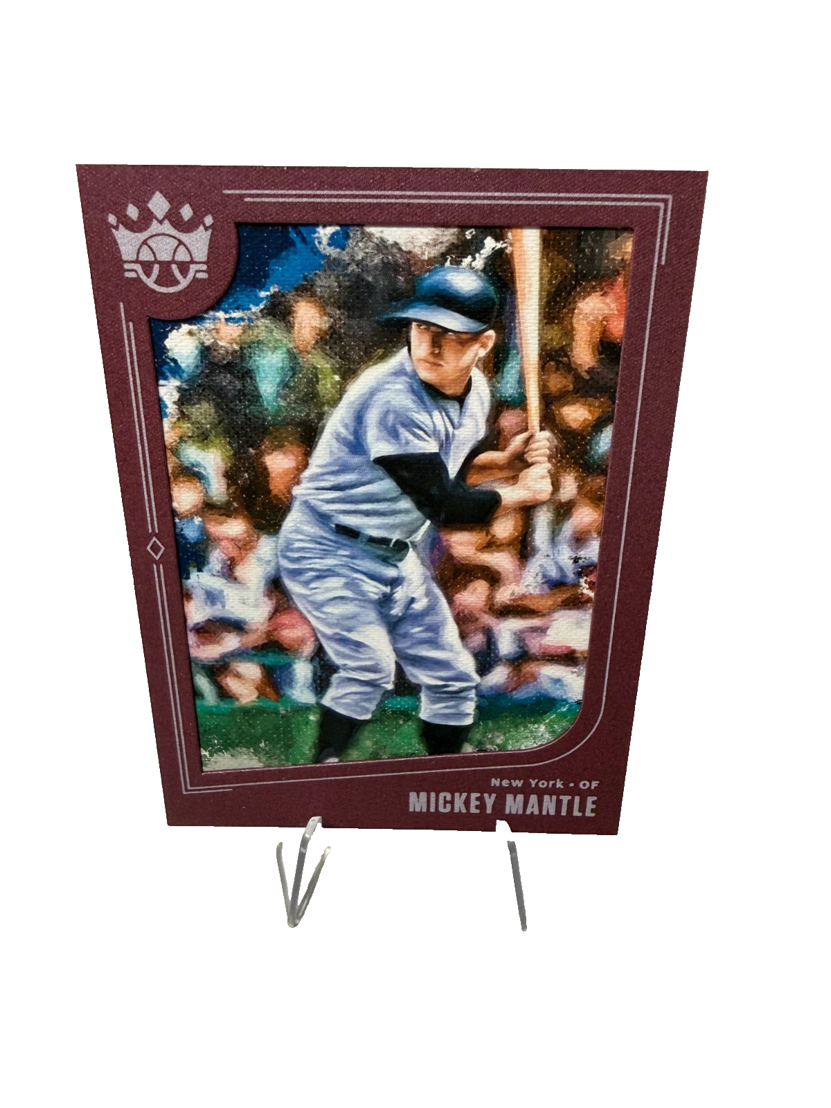 Mickey Mantle 2019 Panini Diamond Kings Plum Framed Border #15 Yankees