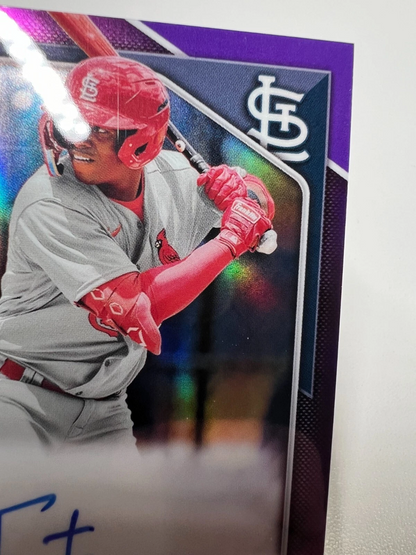 Felix Taveras 2024 Bowman Chrome 1st Purple Refractor Auto /250 #CPA-FT