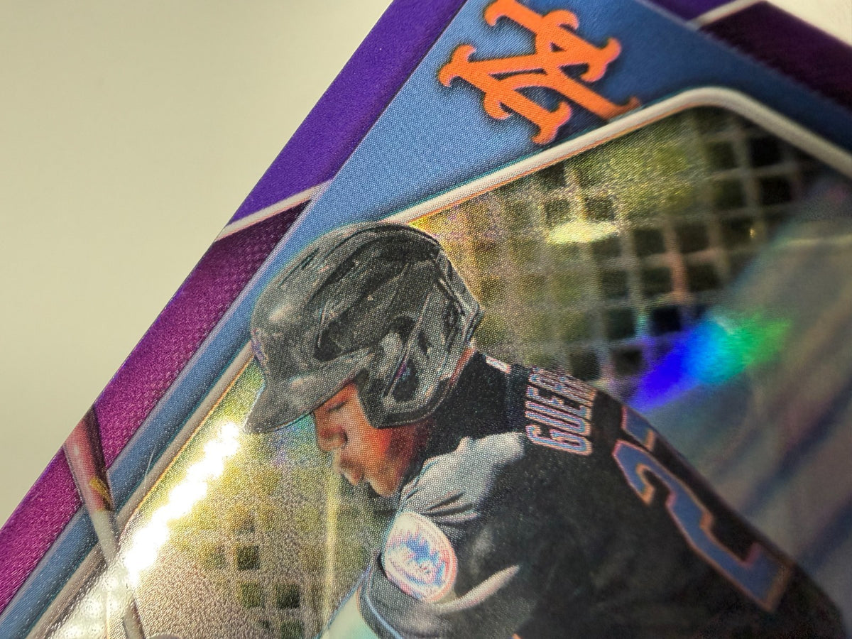 Vladi Guerrero 2024 Bowman Draft Chrome Purple Refractor /250 #BDC-190 Mets