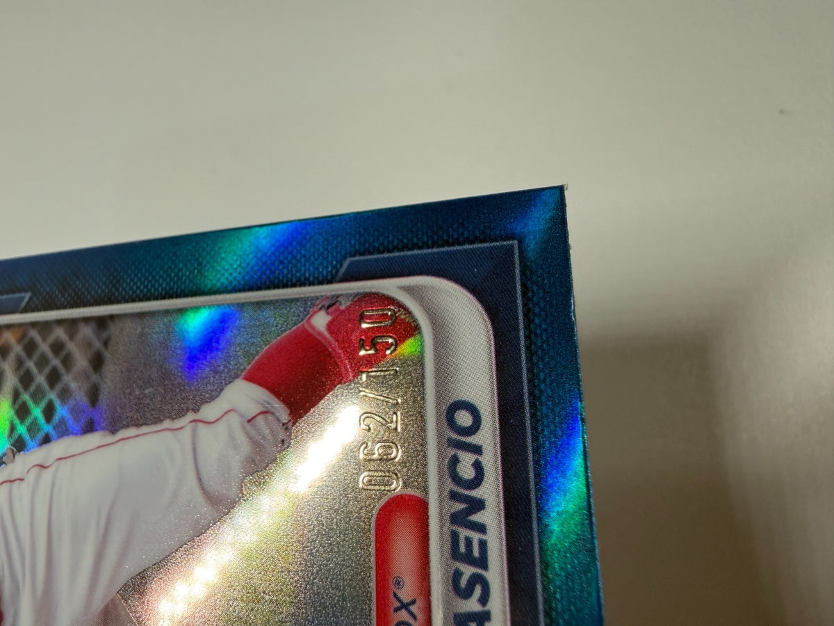 Vladimir Asencio 2024 Bowman Draft Chrome Blue Refractor /150 #BDC-149 Red Sox