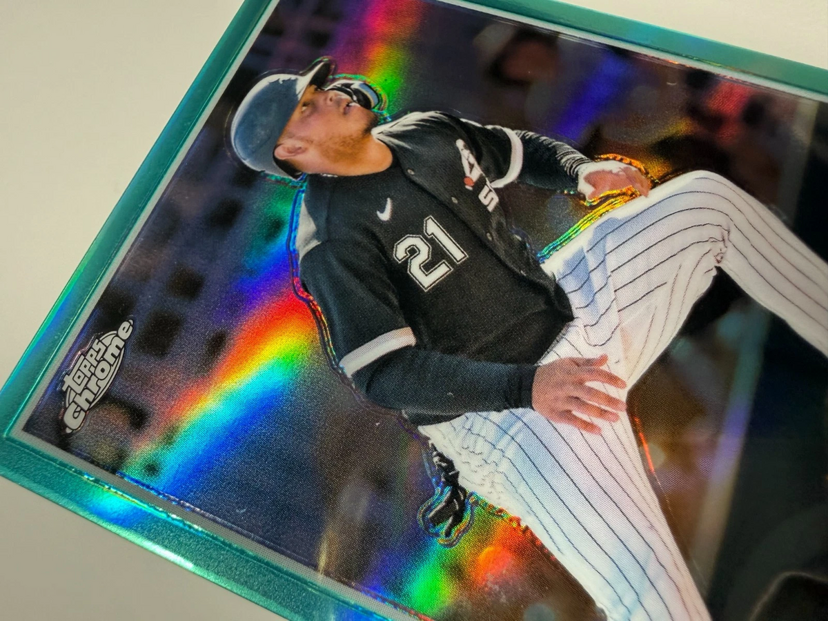 Carlos Perez 2023 Topps Chrome Aqua Refractor RC /199 #133 White Sox