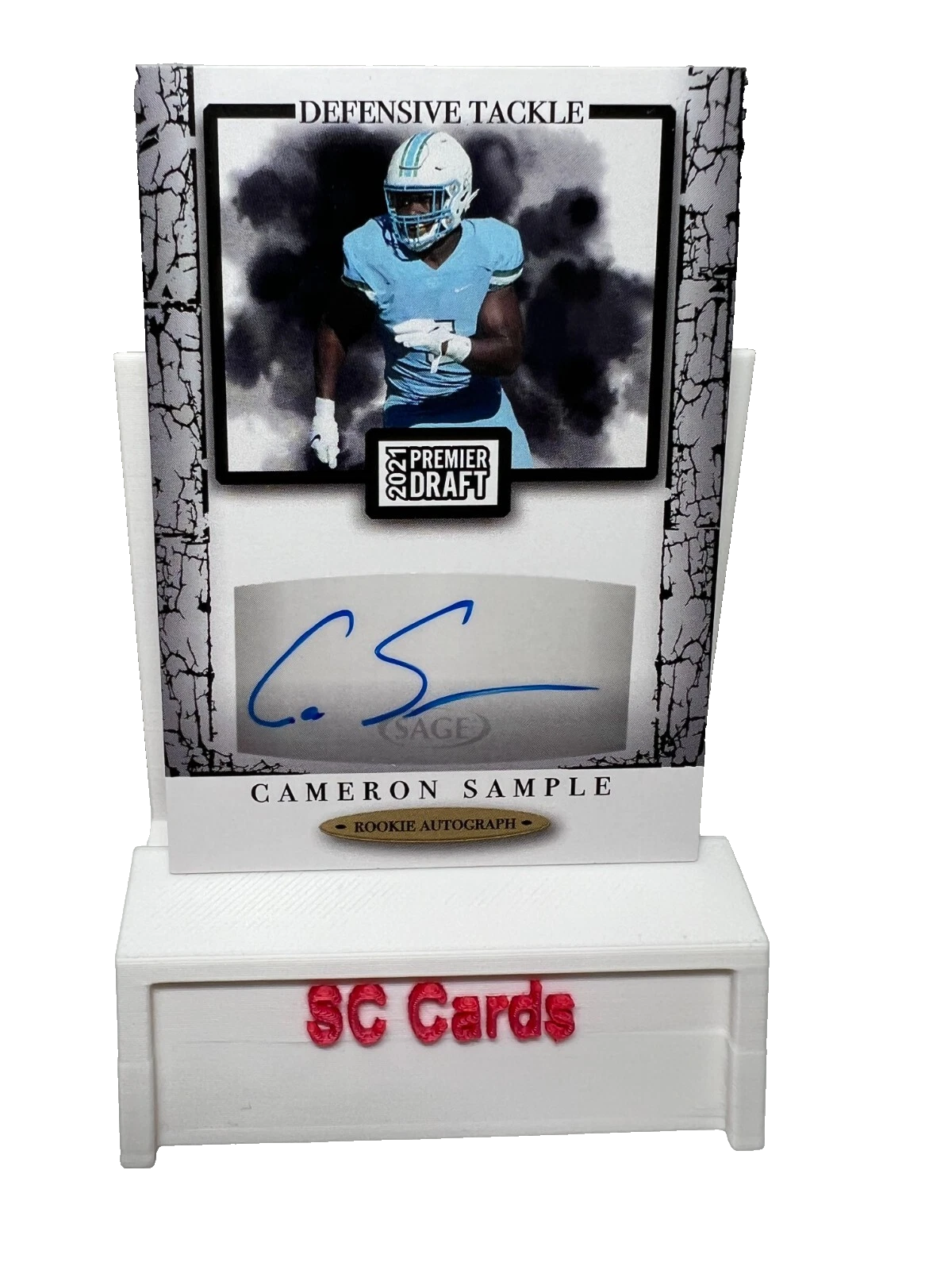 Cameron Sample 2021 Sage Premier Draft Auto #A134 Bengals