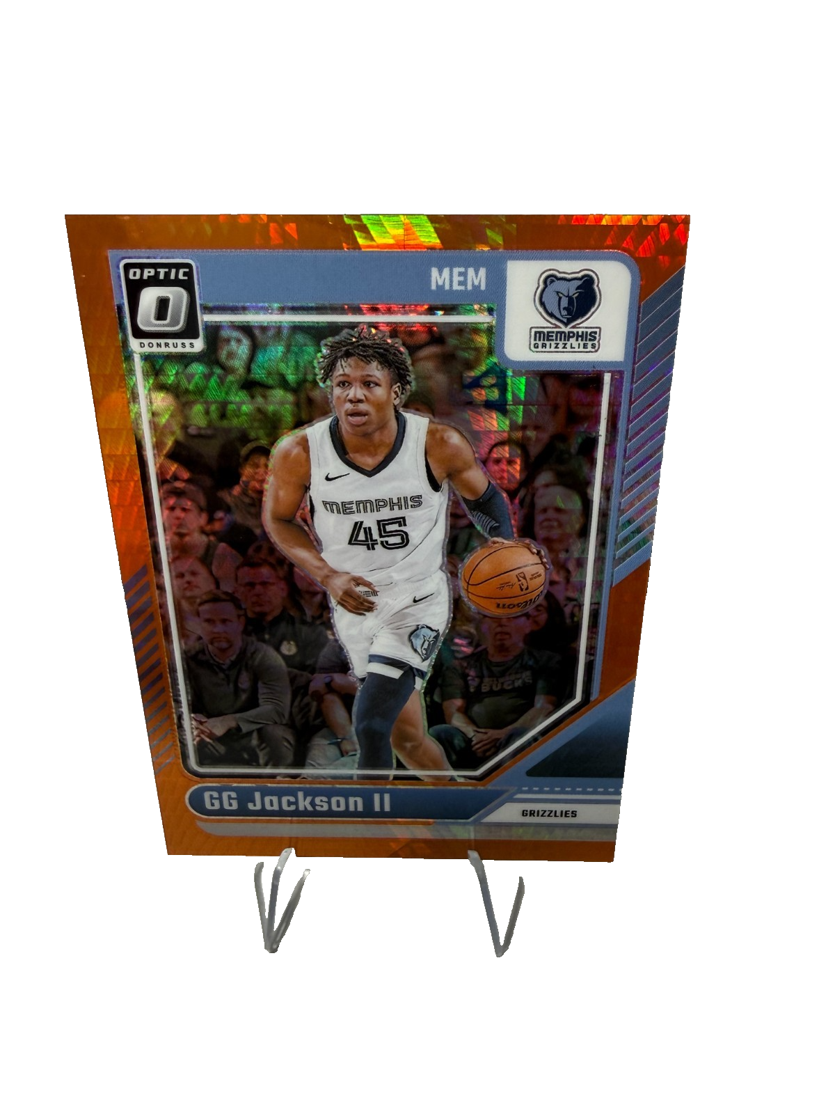 GG Jackson II 2024-25 Panini Donruss Optic Orange Hyper /299 #12 Grizzlies