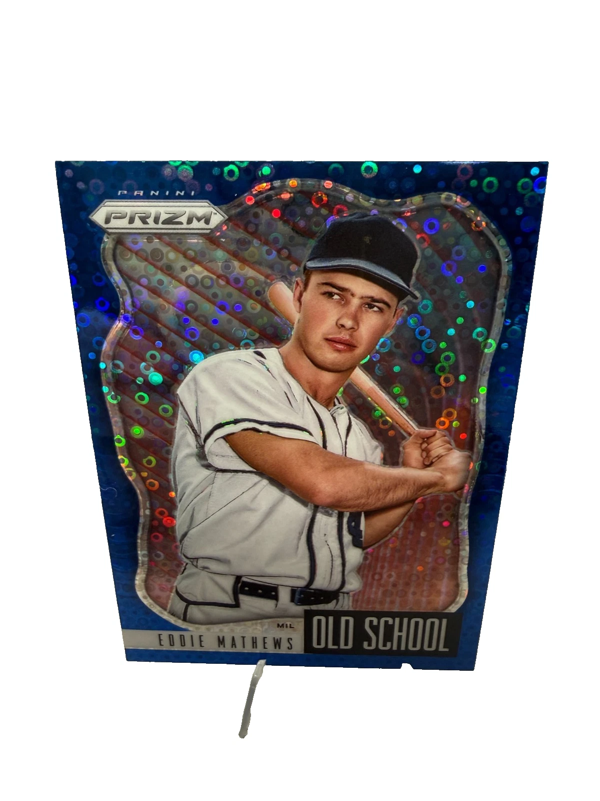 Eddie Mathews 2021 Panini Prizm Old School Blue /199 #OS-4 Braves