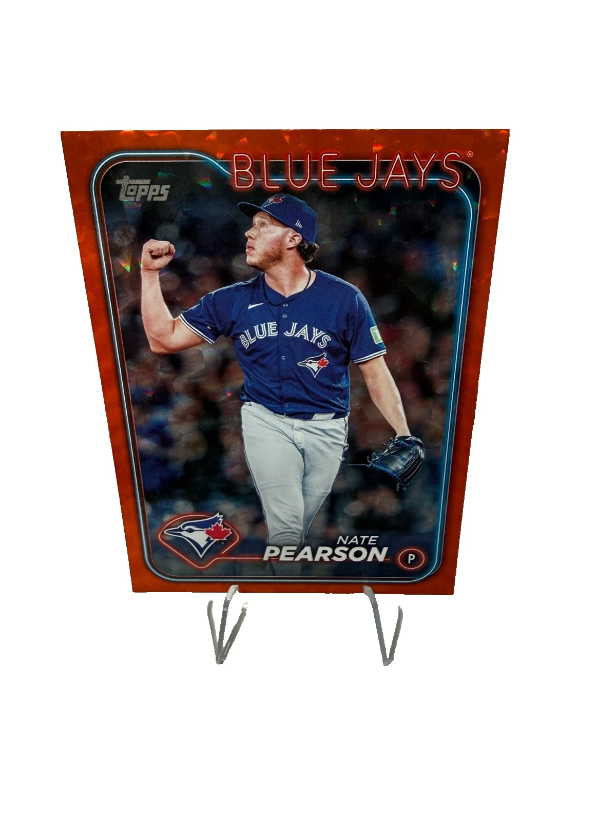 Nate Pearson 2024 Topps Update Series Orange Crackle Foilboard /299 #US40