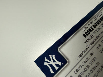Bronx Bombers II 2025 Topps Series 1 Confetti #184 Yankees