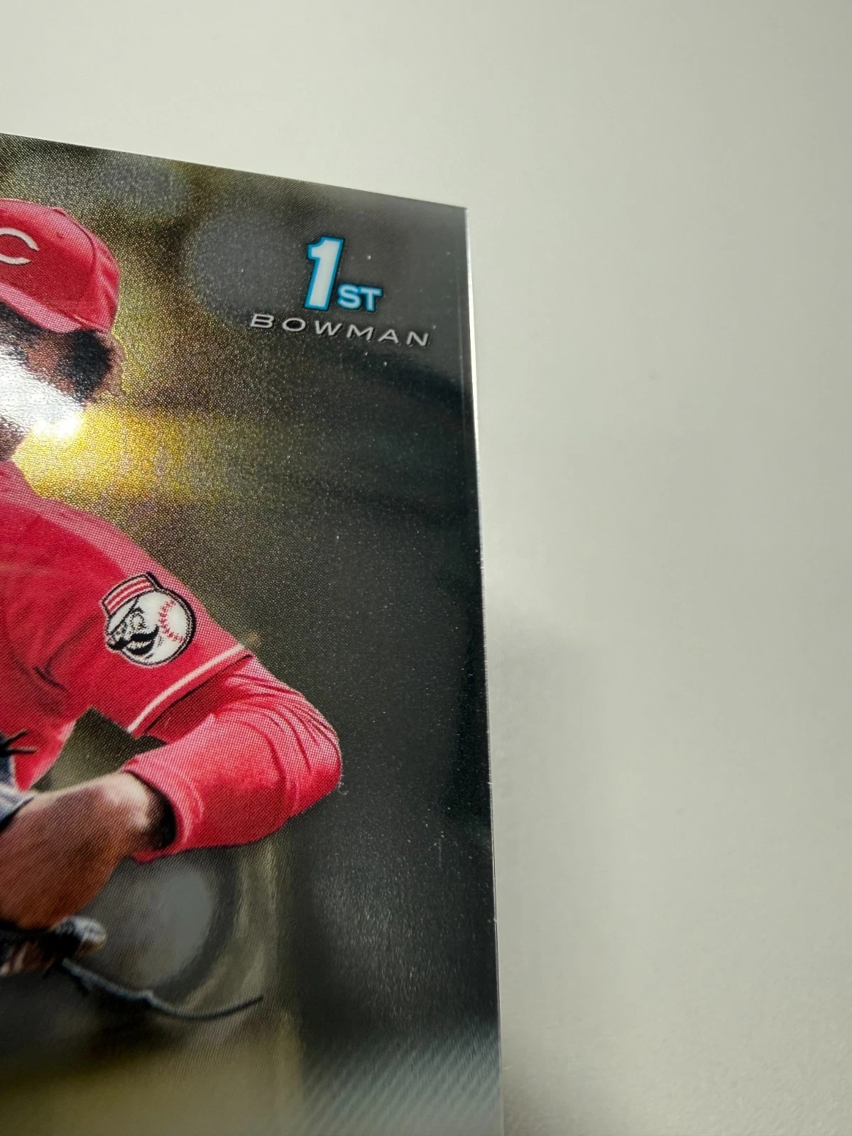 Kenya Huggins 2022 Bowman Draft Chrome 1st Auto #CDA-KH Reds