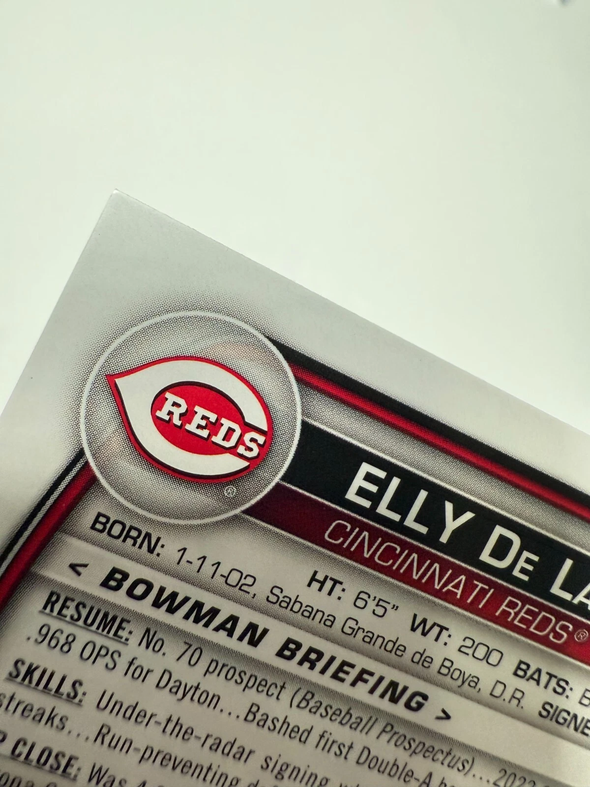Elly De La Cruz 2023 Bowman Paper Prospect 1st Edition #BPPF-65 Reds