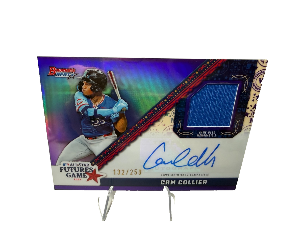 Cam Collier 2024 Bowmans Best All Star Futures Game Purple Relic Auto /250