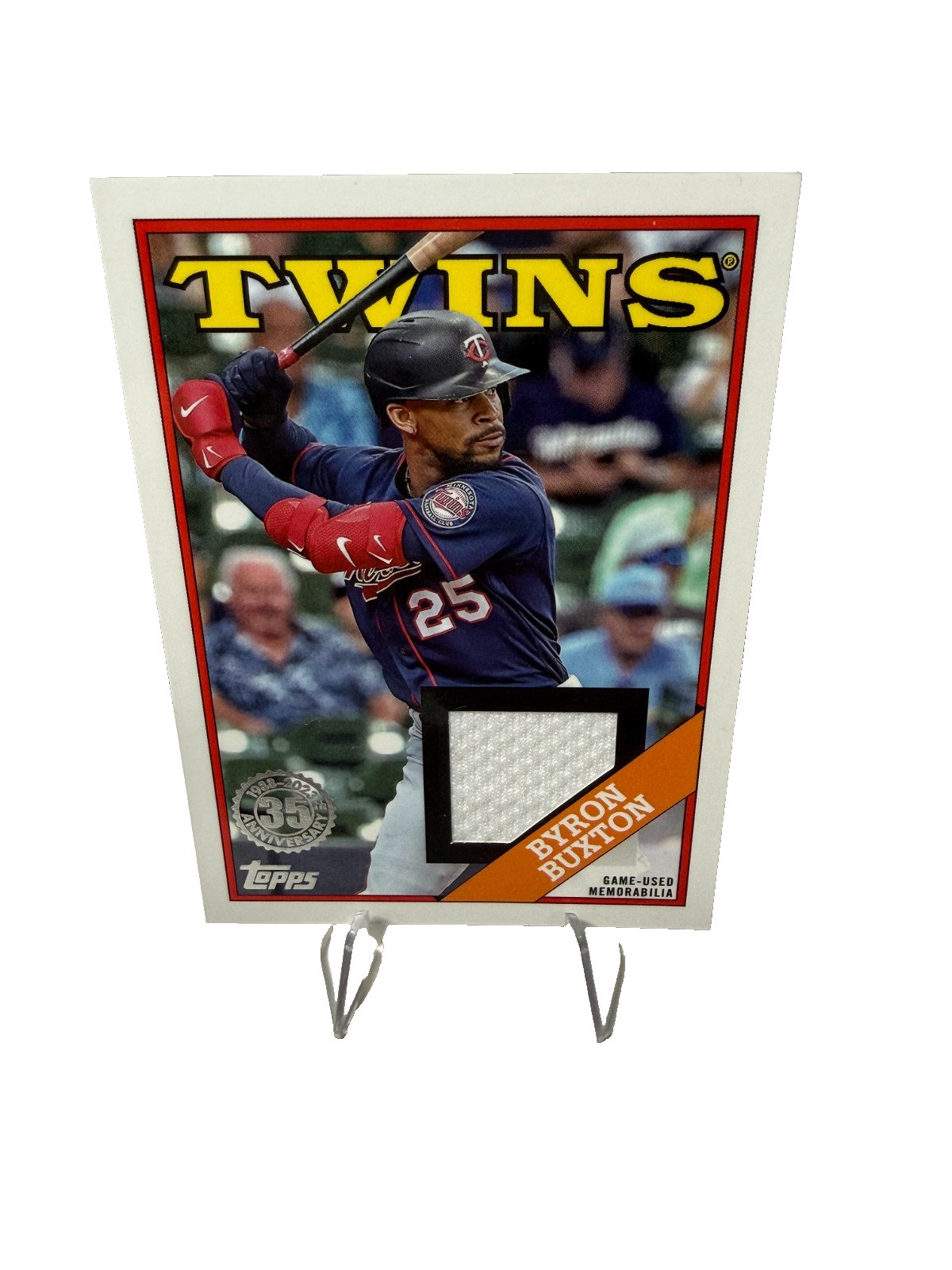 Byron Buxton 2023 Topps Series 1 1988 35th Anniversary Relic #88R-BB Twins