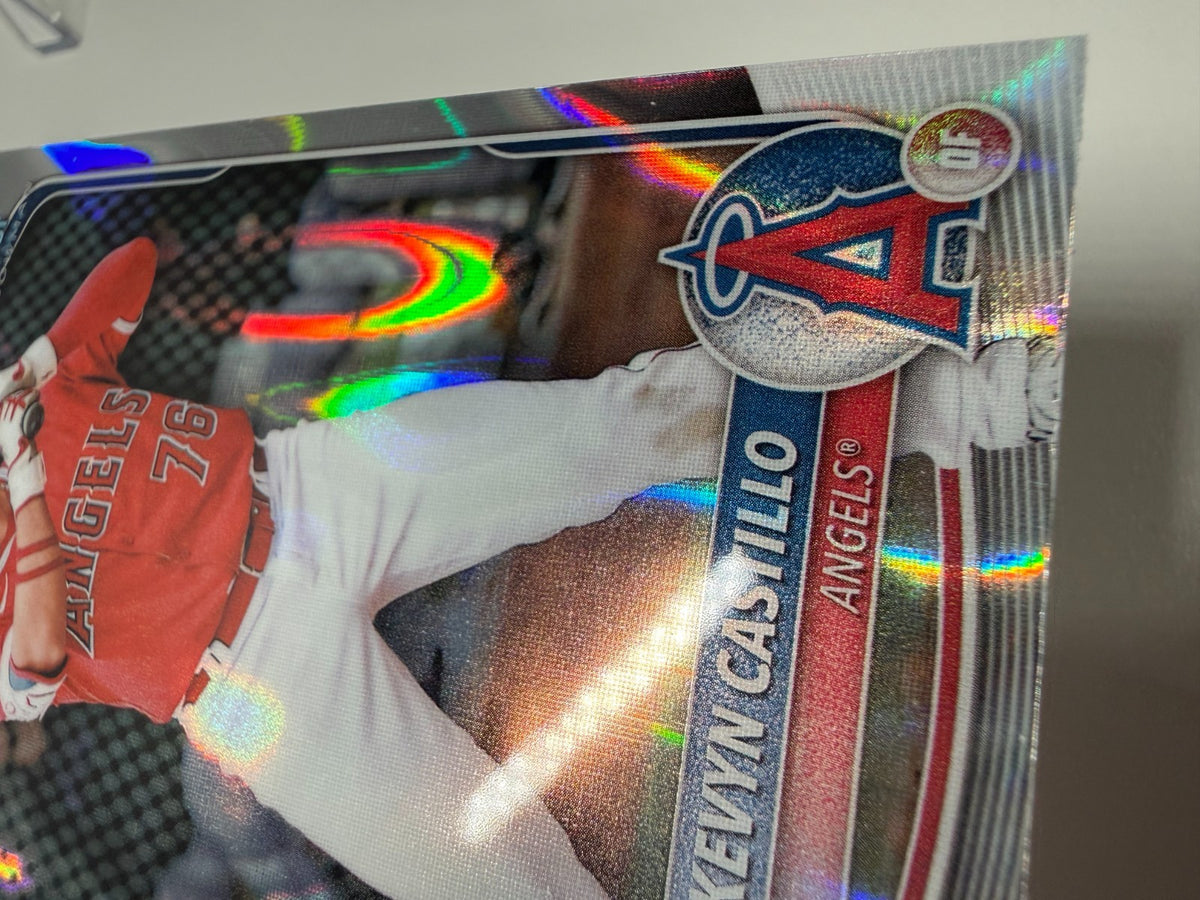 Kevyn Castillo 2025 Bowman Chrome 1st Lava Refractor /399 #BCP-82 Angels