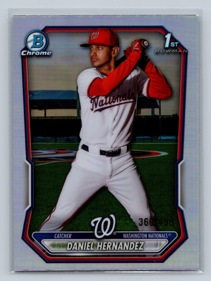Daniel Hernandez 2026 Bowman Chrome 1st Refractor /499 #BCP-97 Nationals
