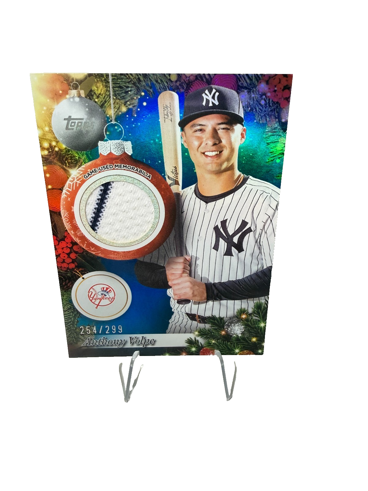 Julio Rodriguez 2025 Topps Holiday Player Relic #PR-JRO Mariners