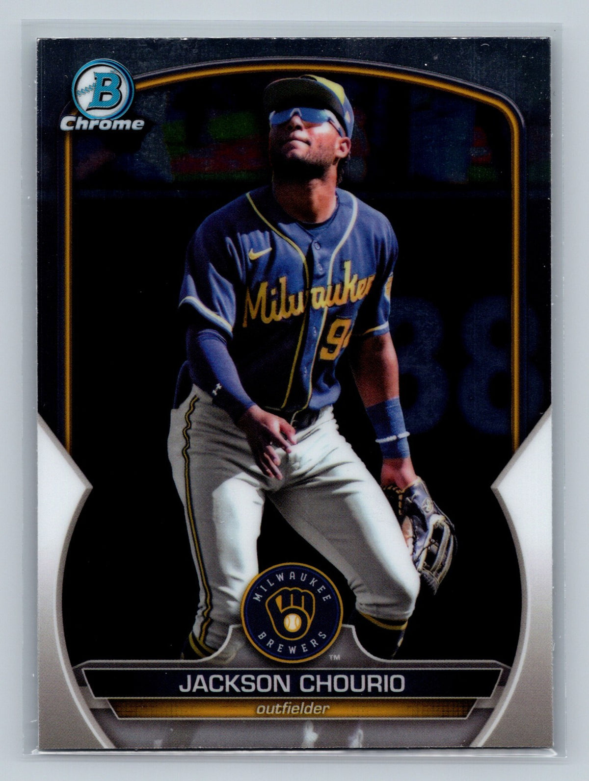 Jackson Chourio 2023 Bowman Chrome Prospect #BCP-246 Brewers