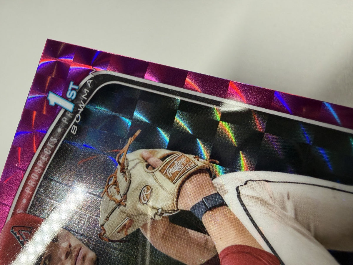 Spencer Giesting 2025 Bowman Chrome 1st Fuchsia Geometric Refractor /299
