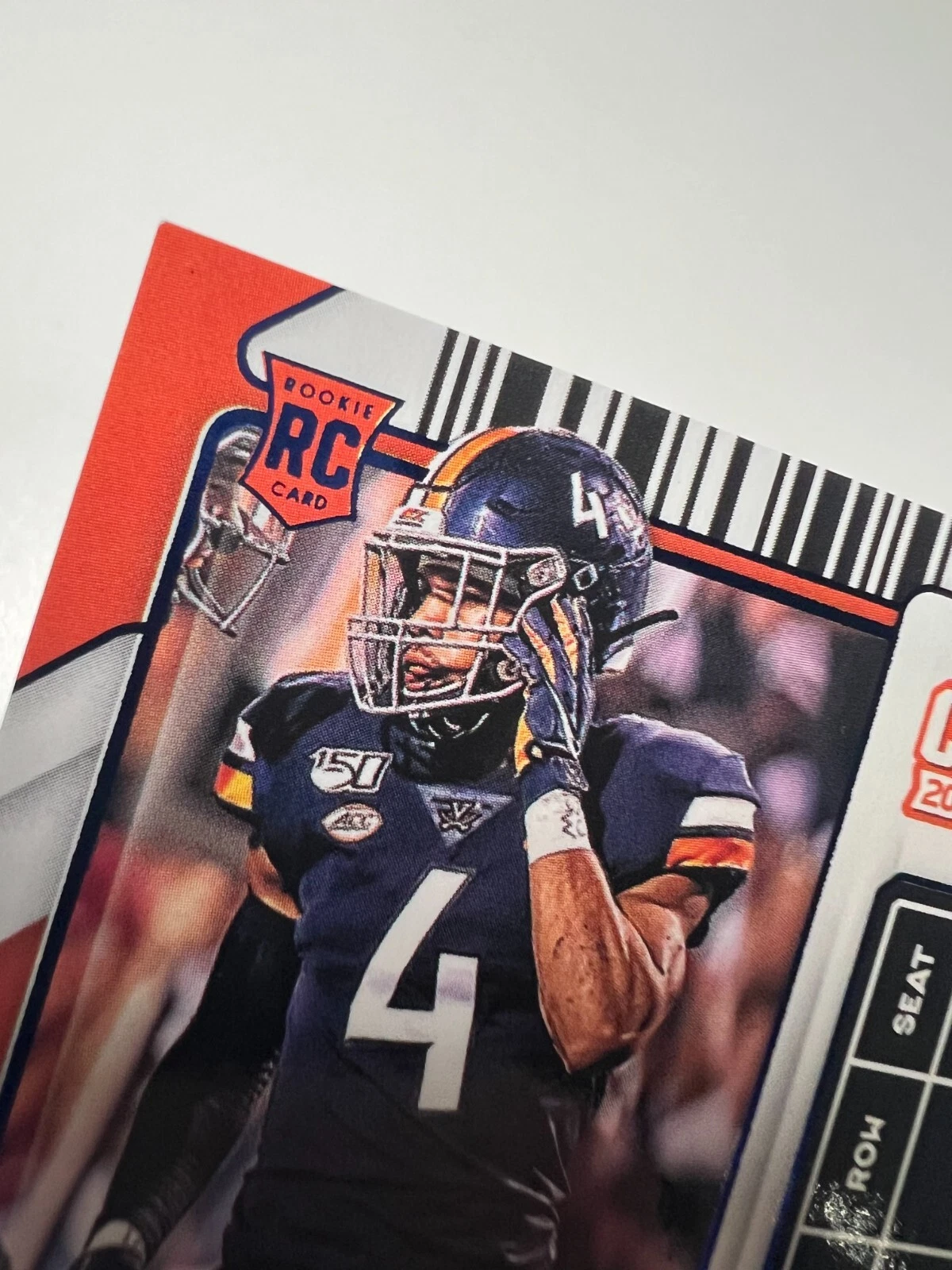 Jordan Mack 2020 Panini Contenders Draft Picks Draft Ticket Auto RC #307