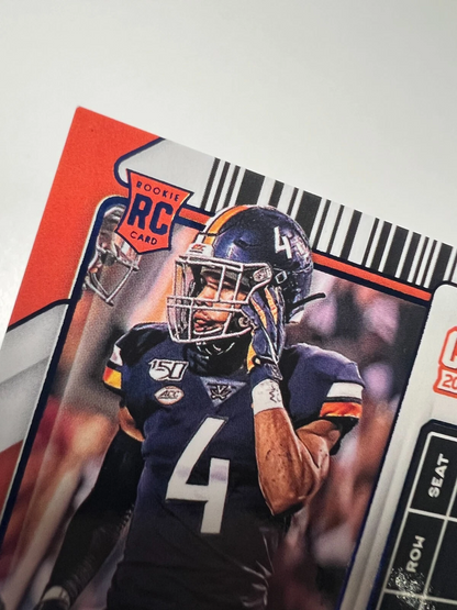 Jordan Mack 2020 Panini Contenders Draft Picks Draft Ticket Auto RC #307