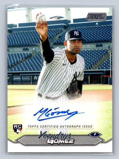 Yoendrys Gomez 2024 Topps Stadium Club Auto RC #SCBA-YG Yankees