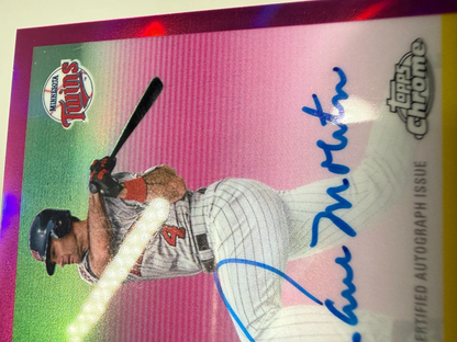 Paul Molitor 2023 Topps Chrome Platinum Anniversary Auto Pink Refractor Auto /15