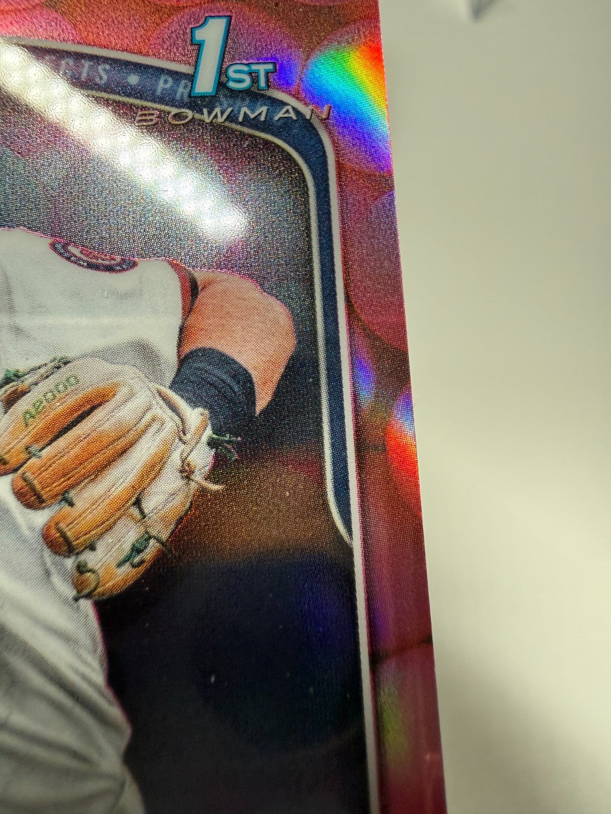 Luke Dickerson 2025 Bowman Chrome 1st Snack Pack Bubble Gum Refractor Auto /5