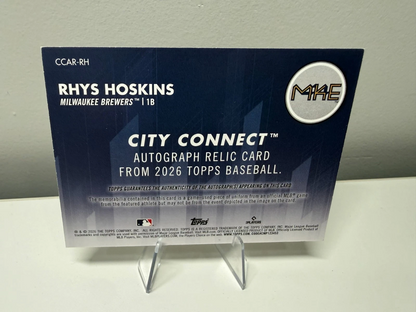 Rhys Hoskins 2026 Topps Series 1 City Connect Patch Auto /5 #CC-RH