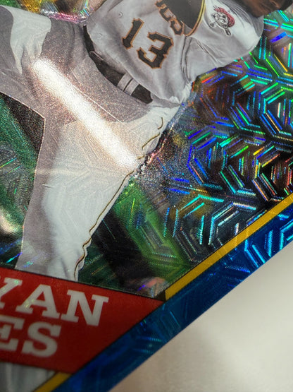 Ke'Bryan Hayes 2023 Topps Series 1 Silver Pack Blue Mojo Refractor /150 #T88C-41