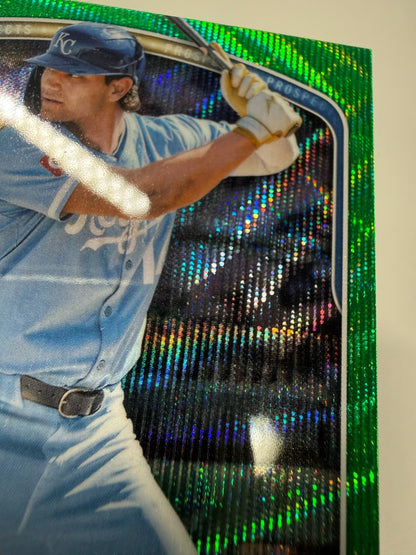 Jac Caglianone 2025 Bowman Chrome Prospect Green Wave Refractor /99 #BCP-154