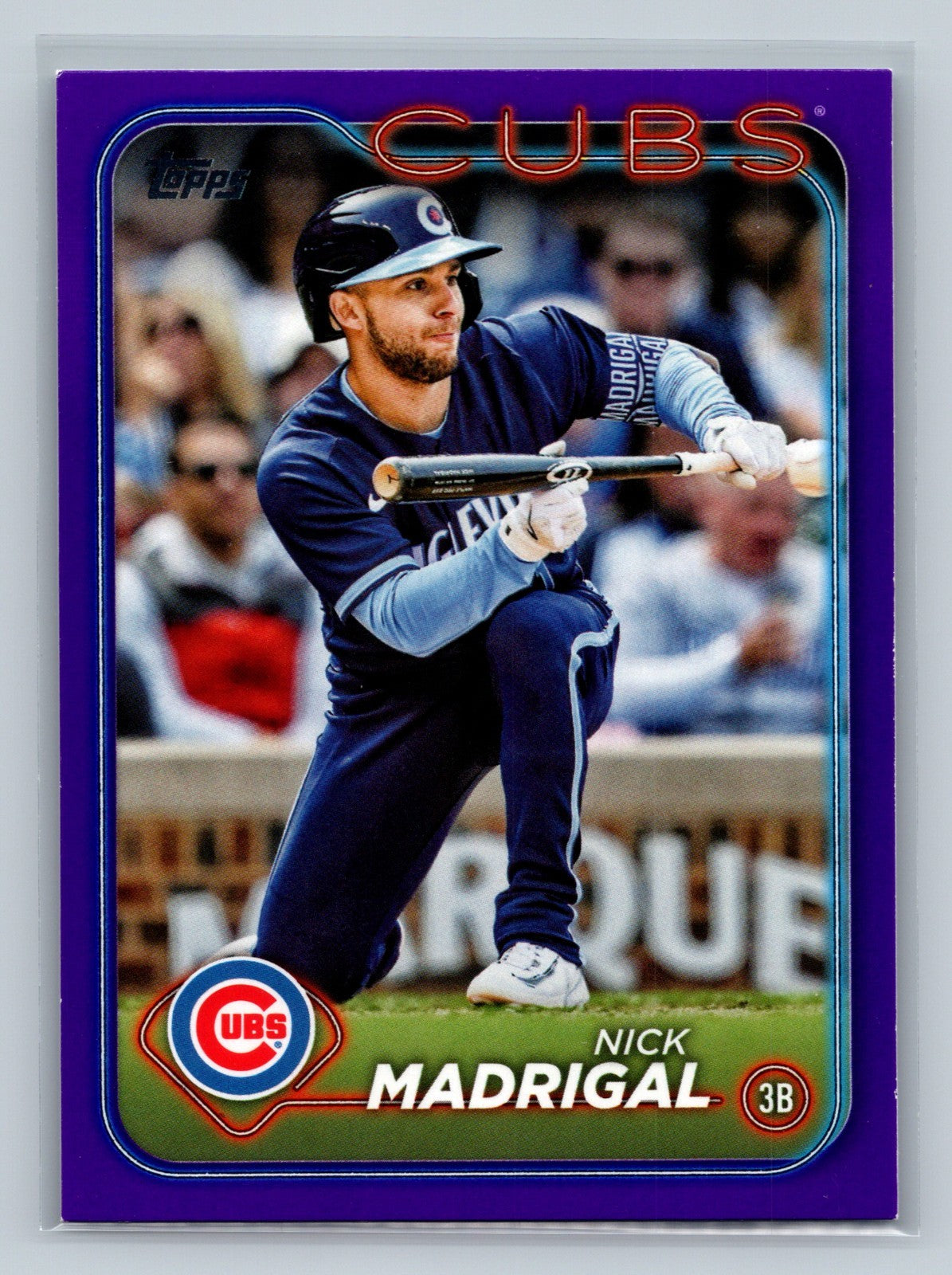 Nick Madrigal 2024 Topps Series 2 Purple #515 Cubs